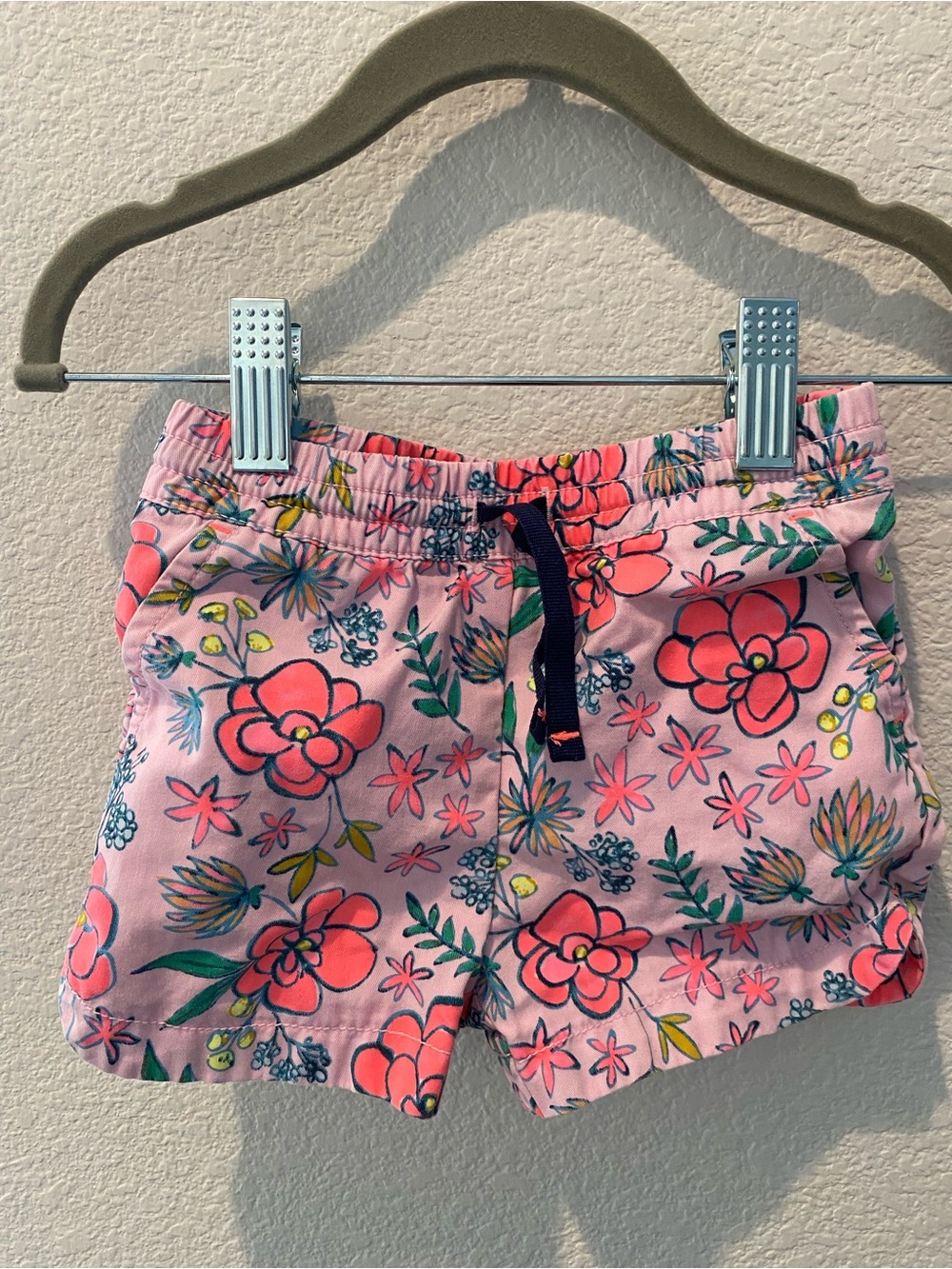 Bundle of 2 baby Girls' Elastic-Waist Shorts